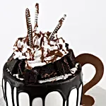 Frosty Mug Designer Chocolate Cake- 1 Kg
