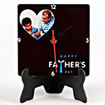 Father's Day Personalised Table Clock