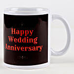 Personalised Wedding Anniversary Floral Mug