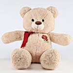 Adorable Rose Patch Teddy Bear- Medium