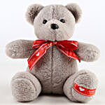 Teddy Bear With Bow- Grey