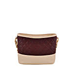 LaFille Elegant Burgundy Handbag