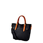 LaFille Ritzy Black Handbag Set