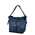 LaFille Stunning Blue Handbag Set