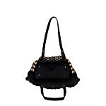 LaFille Swish Black Handbag Set