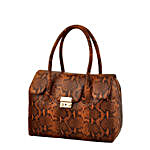 LaFille Trendy Brown Handbag
