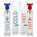 Benetton Hot & Cold Unisex Perfumes Combo