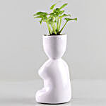 Xanadu Plant In White Figurine