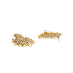 Gold Plated Beaded Drop Earrings