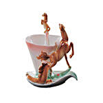 Horse-Themed Cup & Saucer Set