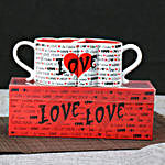 Love Hearts Mug Set