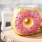 Pink Glaze Donut Mug