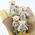 Sweet Teddy Bear Bouquet