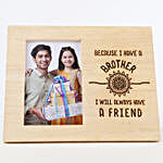 Personalised Best Brother Wooden Frame