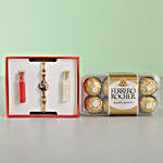 Designer Shivji Rakhi & Ferrero Rocher