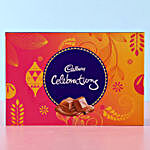 Designer Zardosi Rakhi & Cadbury Celebrations Box