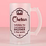 Amazing Brother Personalised Beer Mug