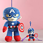 Captain America Kids Rakhi & Toy Combo