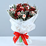 FNP Ribbon Tied Mixed Flowers Bouquet
