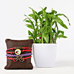 2 Layer Lucky Bamboo & Friendship Band