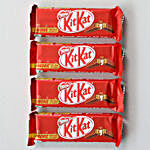 Nestle Kit Kat & Designer Rakhi Combo