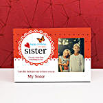 Personalised Photo Frame For Sister