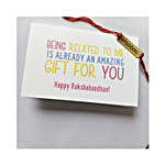 For Your Brooo Quirky Rakhi & Card