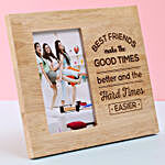 Personalised Wooden Photo Frame For Best Friend