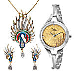 Personalised Watch & Designer Pendant Set