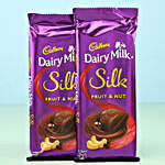 Pearl Rakhi & Cadbury Silk Gift Combo