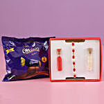 Pearl Rakhi & Chocolairs Home Pack