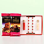 Designer Rakhi Set & Fabelle Chocolates