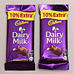 Designer Rakhi & Dairy Milk Chocolates