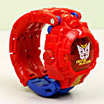 Deformation Transformer Watch & Spiderman Rakhi