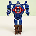 Captain America Transformer Watch & Rakhi Combo