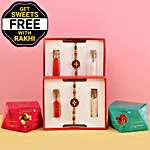 Free Sweet Boxes With Designer Rakhi Set