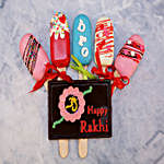 Happy Rakhi Chocolate and Cakesicles Combo