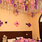 Colorful Balloons Decor Pink Purple & Silver-500