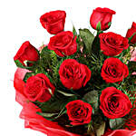 Vivid - 12 Red Roses Bouquet