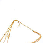 Layered Y Chain Gold Necklace