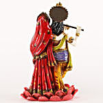Radha Krishna Ceramic Idol & Sweets Combo