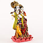 Beautiful Radha Krishna Ceramic Idol