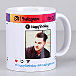 Personalised Instagram Birthday Mug