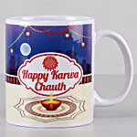 Happy Karwa Chauth Mug- White