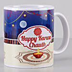 Happy Karwa Chauth Mug- White