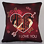 I LOVE YOU Personalised LED Cushion