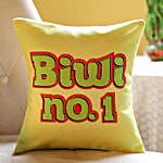 Yellow Cushion For Biwi No. 1