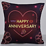 Happy Anniversary LED Cushion