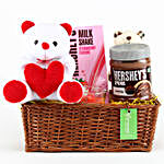 Chocolatey Love Cute Gift Basket