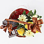 Floral Hershey's Basket
